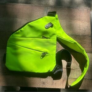 Wander Neon Yellow Crossbody Bag